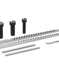 No Frills 60 Metric HSS Keyway Broach Set In Fitted Box With 2mm And 3mm Keyways Bore Sizes 6 8 10mm Includes Precision Broaches Slotted Bushings And Shims Set