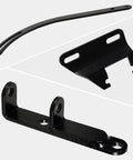 Alternator Bracket Kit For Chevy Small Block With Short Water Pump Driver Side Black Finish Includes Upper Arm Bracket And Slider Bracket Fits SBC 265 283 305 327 350