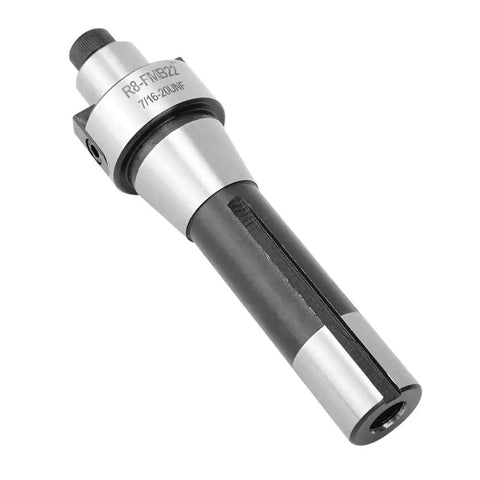 Top Shelf R8 Shank Face Mill Arbor With Fmb22 Mount And 7 16 20 Unf Threads For Crushing Heavy Milling Tasks And Sweating Out Chips On Any Metal You Throw At Them