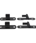 Heavy Duty Gate Hinges 304 Stainless Steel Wall Mount Rustproof For Farm Fences And Garage Doors Black Finish Five Eighths Pin