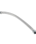 Heavy Duty Stainless Steel Air Compressor Intake Pipe With Check Valve For Oil Free Rigs Slick M14 M19 Thread, 400mm length.