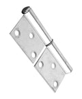 Heavy Duty Detachable Lift Off Hinges 5 Inch Weld On Iron Door Hinges With Slip Joint For Fireproof Security Doors Pair