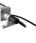 Close-up of Industrial LED Tube Light 6W 110-220V IP67 Explosion Proof For CNC Machines with visible wiring and rotating bracket.