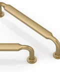 Champagne Bronze Cabinet Pulls Set Of 10, 5 Inch 128mm Solid Zinc Alloy Kitchen Cabinet Handles with smooth finish