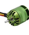 Green High Power 4000KV Brushless Motor for 450 Class Drones and Helicopters, snaps in without tools, rugged build