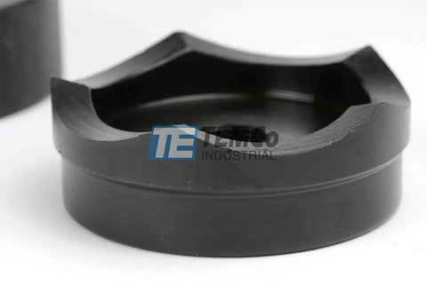 Close-up of Three Inch Conduit Knockout Punch And Die For Hydraulic Knockout Driver Three Quarter Inch Thread, 13 Ton Punching Capacity
