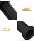 Premium 8 Pack Black Plastic Oarlock Bushings For Kayaking And Boating Upgrades Oar Protection Plus Universal Fit Hardware Socks To Keep Your Paddles Smooth And Dang Free From Dents. black plastic kayak oar lock bushing