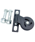 Rotatable Gym Cable Pulley Block for Squat Racks and Home Gyms, steel pulley with bolts, adjustable weightlifting attachment