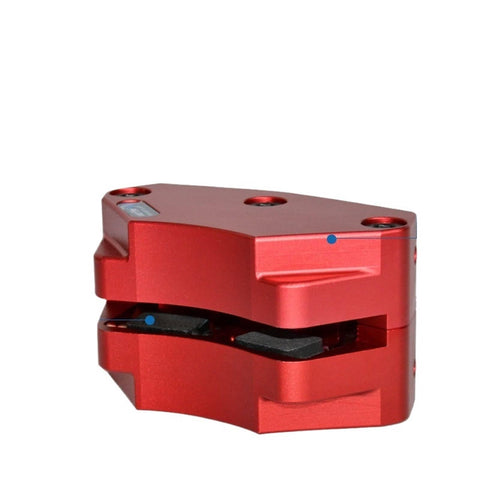 Red Top Notch Pneumatic Brake For CNC Turning And Milling Machines With Automatic Reset Caliper Air Pressure Butterfly Brake