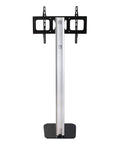 Universal Tabletop Tv Mount Heavy Duty Bracket For Flat Screen Tv And Led Monitor No Drill Drama Ergonomic Desktop Display Stand showing front view with a sturdy metal base.