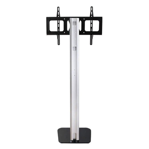 Universal Tabletop Tv Mount Heavy Duty Bracket For Flat Screen Tv And Led Monitor No Drill Drama Ergonomic Desktop Display Stand showing front view with a sturdy metal base.