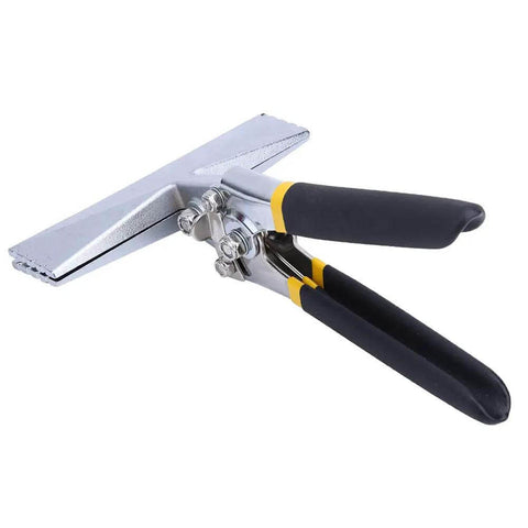 6 Inch Hand Seamer With Straight Jaw For Sheet Metal Bending And Flattening One Quarter Inch Bend Increment One Point Four Inch Jaw Width Double Dip Grip