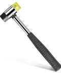 25mm Dual Head Nylon Rubber Hammer Jewelers Mallet Multipurpose Double Sided Lightweight Soft Hammer for Home DIY Projects