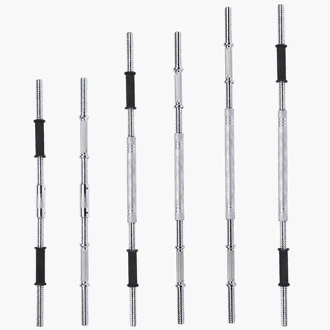 Home Gym Dumbbell To Barbell Connector With Ultra Precision Thread And Non Slip Steel Tube for easy weightlifting swaps.