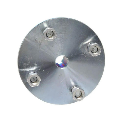 Premium 4X4 Go Kart Live Axle Hubs 2 Pack Built Tough For Dropping Into Your Rig With 1 Inch To 3/4 Step Down Shaft And 1/4 Keyway For Eight Inch Wheels Trikes Atv Quads Carts round steel disc with four bolts for axle mounting