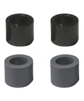 4 Pack Rubber Roller Replacement Set For Maker And Explore Series Machines Durable TPU Wear Resistant Rollers That Deliver Smooth Feeding Easy Install For Seamless Crafting Upgrade, black and gray set