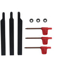 3 Piece One Half Inch Lathe Turning Tool Holders With RCMT0602 Carbide Inserts Durable Pro Grade Profiling And Turning Set