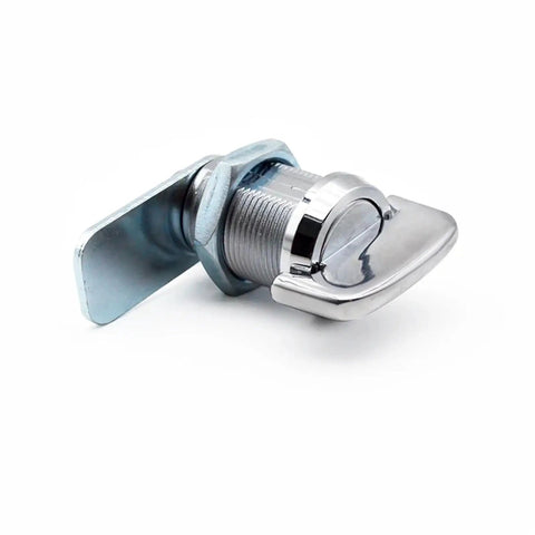Keyless Cam Lock For Locker Cabinet And Bathroom Zinc Alloy Diecast With Rustproof Chrome Plated Finish Durable Locking Solution
