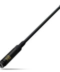 Dual Band Telescopic Ham Radio Antenna 42 Inch Extendable VHF UHF Long Range Replacement Antenna, black, SMA-Male connector visible