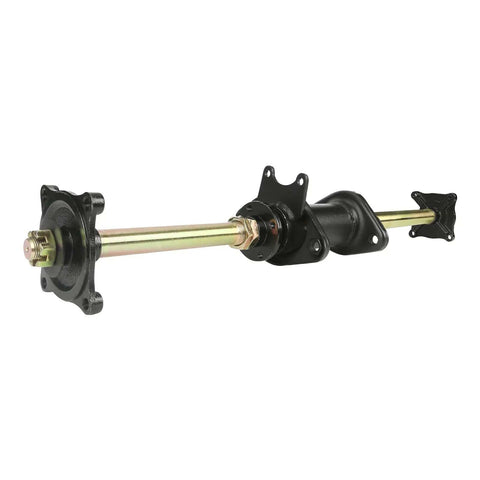 810mm 32 Inch Rear Axle Kit For Go Karts ATVs UTVs Quads Buggy Golf Carts And 4 Wheelers Compatible With GY6 110cc 125cc 150cc 200cc 250cc Engines Diy Rebuild Axle Shaft Assembly With 4 Bolt Wheel Hubs