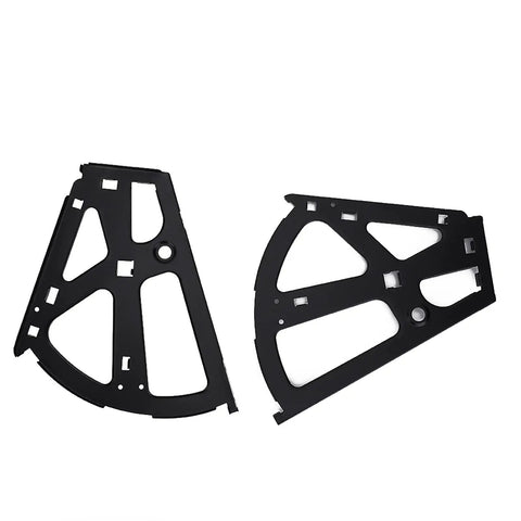 Black two-layer dope shoe rack drawer frame hinges for cabinet storage replacement and space-saving design.