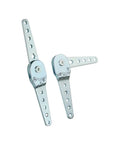 Heavy Duty 100kg Ratchet Hinge Set Of 2 Adjustable Bed Or Sofa Headrest Lift Parts, steel, visible hinge angle
