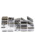 Key Stock Set 60 Pcs Round End Feather Keys 3mm 5mm 6mm 8mm 10mm Drive Shaft Parallel Keys with Box for DIY Projects