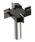 Spoilboard Surfacing Router Bit 1/2 Inch Shank 2 Inch Diameter 4-Wing YG6X Carbide Rabbet Slot Cutter for woodworking