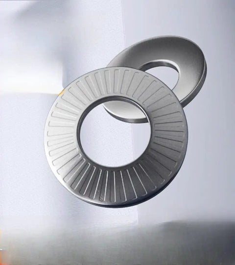 Conical Disc Spring Cup Washers 304 Stainless Steel Set Heavy Duty Three Eighths Inch Size Ten Pack With Narrow Medium And Wide Edges Corrosion Resistant Gasket Pack For Machinery And DIY Projects, 304 stainless steel washers