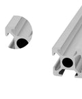 European Standard 1515 Aluminum Extrusion 2 Pack Anodized T Slot Bars showing cross-section and length for CNC and 3D printer builds.