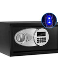 Safe Box With Sensor Light And Digital Lock For Home Use, Wall Or Cabinet Mounted Money Safe, 0.8 Cubic Feet