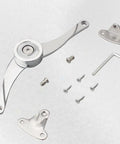 Cabinet Stop Hinges With Adjustable Angle Tracking And Dead Simple Zinc Alloy Build For Smooth As Butter Door Operation and hardware components.