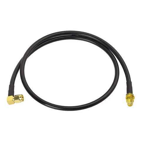 Ham Radio Antenna Extension Relocation Cable With SMA Male Right Angle To Female RG58 Coaxial Cable 1m for radios
