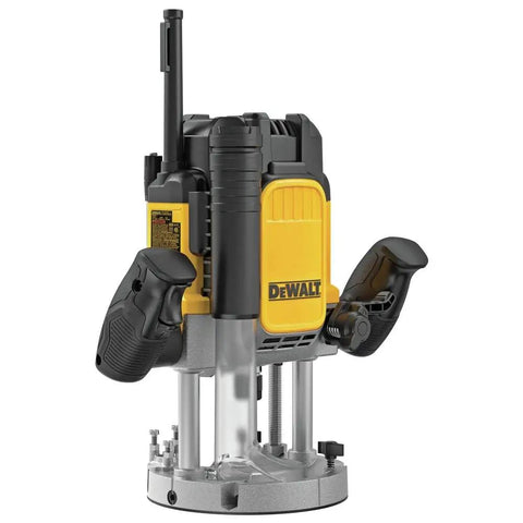 Robust 15 Amp Corded Plunge Router Equipped With Built In Led And Spindle Lock Delivers Badass Routing Power For Clean Edge Cleanup And Zero Hassle Micro Fine Height Adjustments.