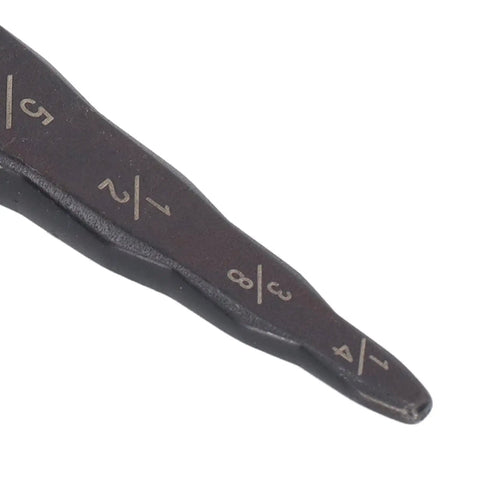 Close-up of the 4 In 1 Pipe Tube Expander Tool For HVAC Copper Lines Set with size markings, durable carbon steel.