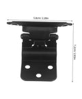 Self Close Spring Door Hinge 3 By 8 Inch Metal Cabinet Hinge Black Auto Closing For Kitchen Cabinets And Home Furniture Doors