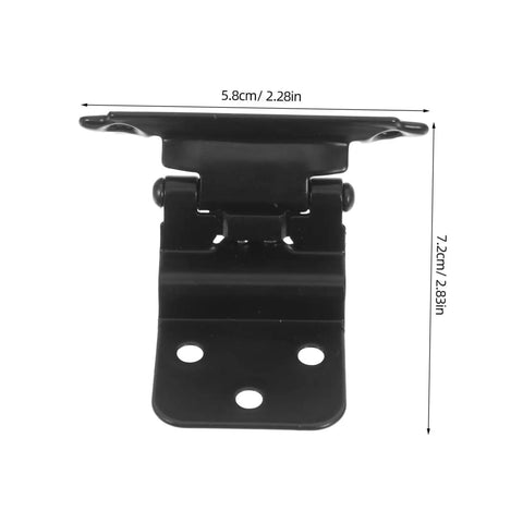 Self Close Spring Door Hinge 3 By 8 Inch Metal Cabinet Hinge Black Auto Closing For Kitchen Cabinets And Home Furniture Doors