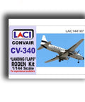 144187 1/144 Convair CV 340 Landing Flaps Resin Kit Accessory For Roden Model Unpainted And Unassembled product box