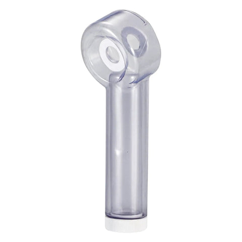 Clear plastic tube of Heavy Duty Hole Saw Dust Collector And Drilling Debris Catcher for effective sawdust collection.