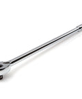 Three Eighths Inch Drive 18 Inch Quick Release Ratchet With 90 Tooth Gear Ultra Compact Head And Four Degree Swing For Tight Spaces