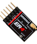 ER4 2.4GHz ExpressLRS Receiver With 4CH PWM Low Latency Voltage Telemetry And WiFi Update for RC planes, cars, and boats