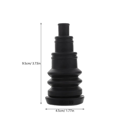 Beefed-Up Rubber Grommet Kit For Vehicle Wire Harness Protection, Heavy-Duty Grommets And Sleeves That Shield Cables From Abrasion And Vibration, Extend Longevity, Easy Install, Auto Wiring Guard Kit, black rubber, 9.5cm x 4.5cm