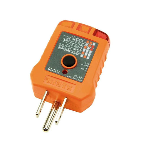 RT210 Outlet Tester For GFCI And Standard Receptacles Easy Electrical Safety Check For Homeowners Detects Wiring Problems