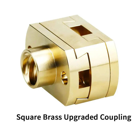 Oldham Coupling For 3D Printer Upgrade Fits Ender 3 Pro V2 CR 10 CR 10S Pro S4 S5 Z Axis T8 Lead Screw And Hotbed Alignment Low Friction Brass