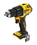 Heavy Hitter 20V Max Brushless Compact Drill Driver Boasting 1/2 Inch Ratcheting Chuck And 404 Uwo Torque, Pumping Out 1650rpm Revolutions Plus Bright Led Lights For No Sweat Job Site Hustle, Tool Only on a white background.