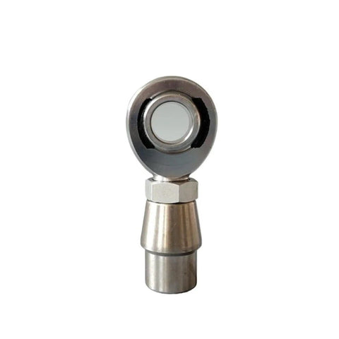 Premium Chromoly Rod Ends Two Pack Three Quarter Inch Ball Joints showing a steel heim joint with reverse threads for linkage systems.