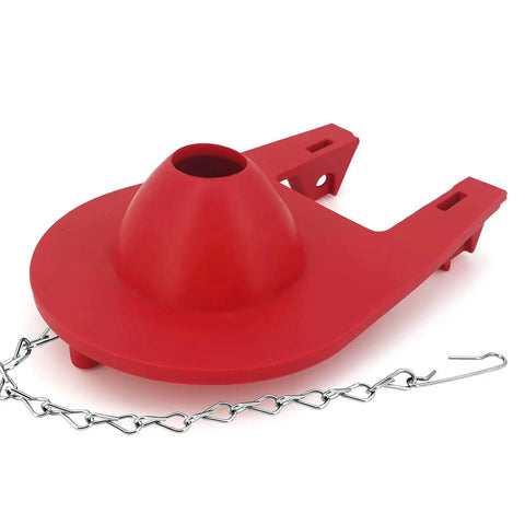 High Performance Universal Toilet Flapper For 2 Inch Flush Valves With Stainless Chain Durable Rubber Seal Fits Most 2 Inch Toilets Long Lasting No Tools Needed Easy Install Red 2 Pack Designed For High Efficiency