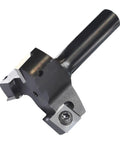 12.7mm Router Bit With 1/2 Inch Shank For Spoilboard Surfacing And Planing, 3-Wing Carbide Insert, 4-Edge Cutter close-up