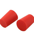 Super Cool 125 Pcs Silicone Rubber Tapered Plug Assortment Kit Makes Any Garage Job A Breeze With Ultra Durable Heat Resistant Seals That Never Crack Or Shrink To Keep Your Engine Sipping Smooth Like Butter Without Any Stress Or Hassle Today. red silicone tapered plugs, 2-piece close-up