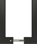 24 Inch Barn Door Push Pull Pro Grade Handle Set In Matte Black Stainless Steel Square Commercial Door Pull For Front Entry Office Storefront Or Garage Heavy Duty Double Sided Handle With Anti Rust Finish And Easy Installation